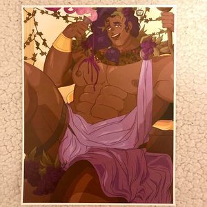 LAST CHANCE - Dionysus Pinup 8.5 x 11 Print